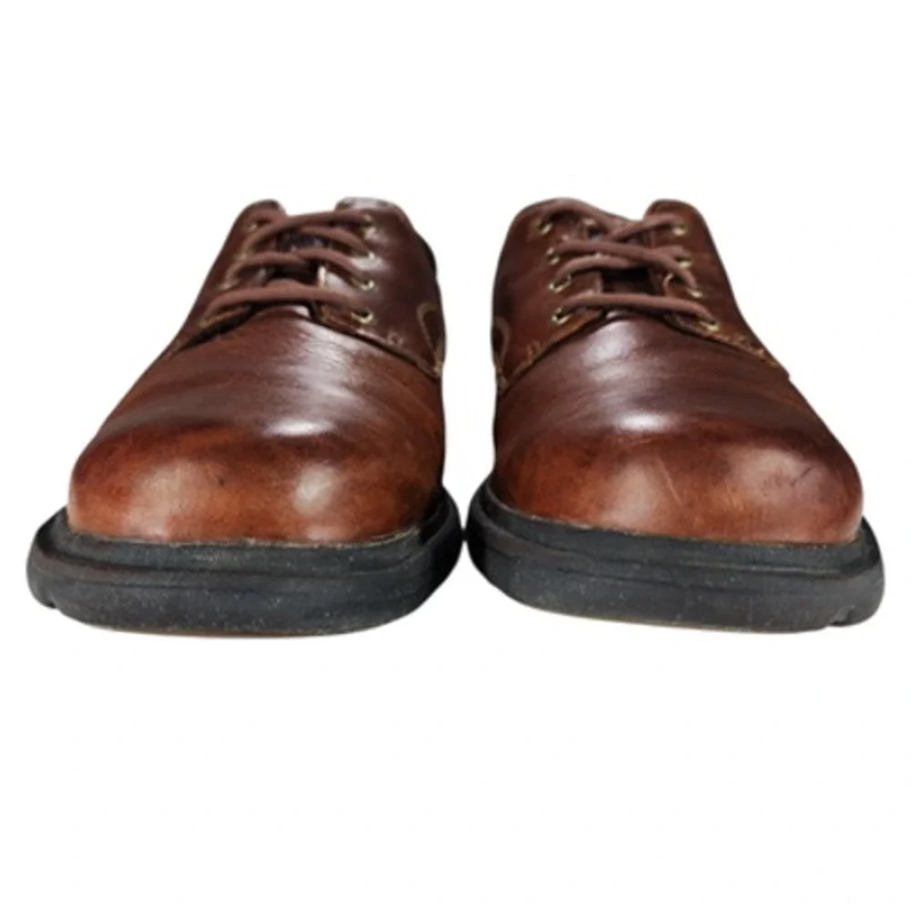 Timberland Shoes Mens Size 8‎ Brown Leather Lace Up Comfort Casual Oxford 5127A
